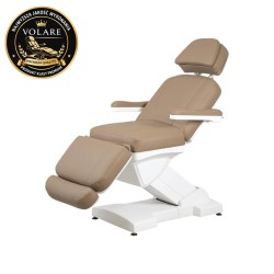 Fotel kosmetyczny RICLE brązowy podgrzewany