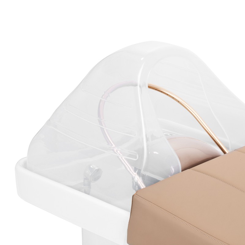 Myjnia fryzjerska z leżanką Head Spa Gabbiano 017 beżowa