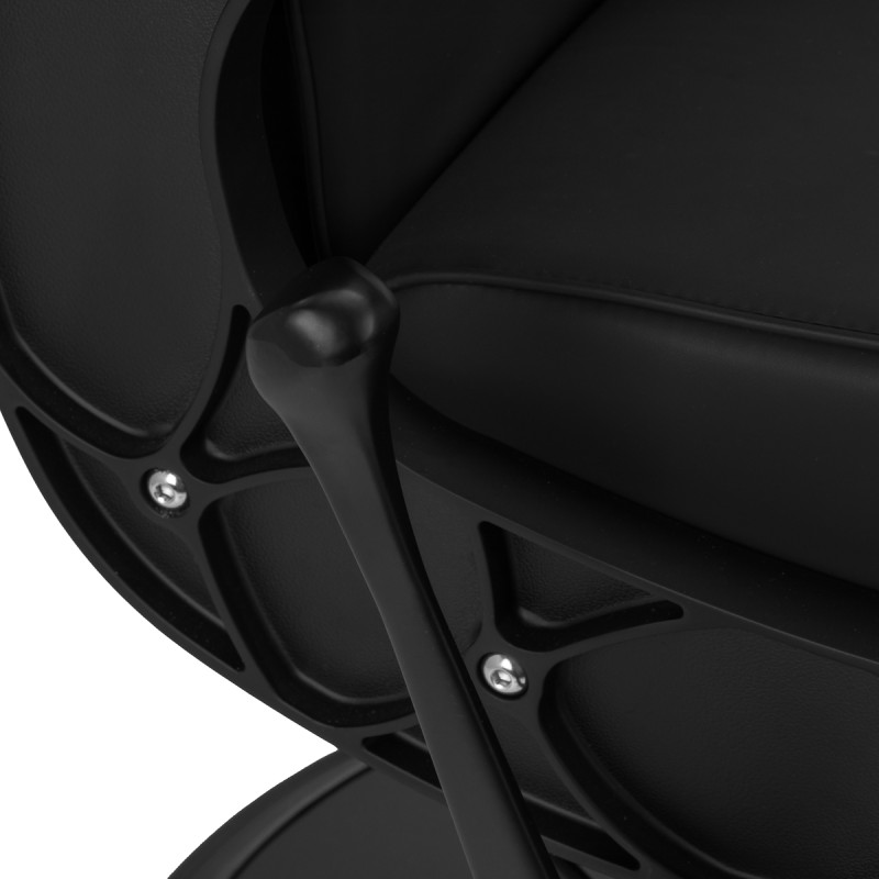 Fotel barberski Gabbiano Continental czarny