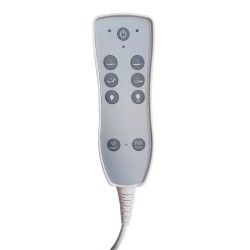 Spa leżanka kosmetyczna Azzurro 815B świecąca szara wood podgrzewana