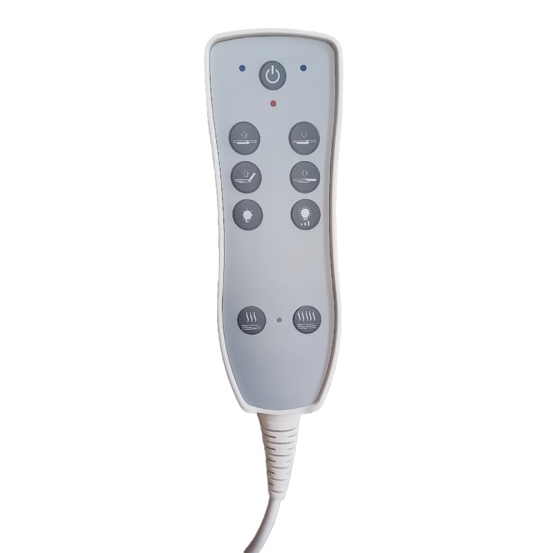 Spa leżanka kosmetyczna Azzurro 815B świecąca szara wood podgrzewana