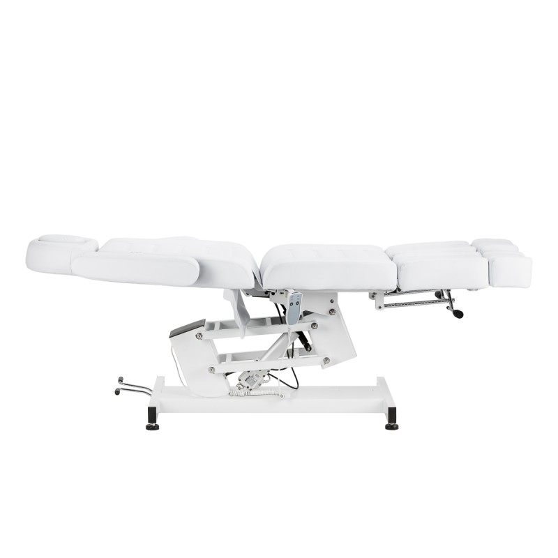 Fotel kosmetyczny do pedicure elektryczny Azzurro 706 1 silnik biały