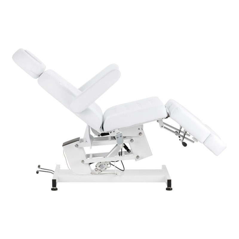 Fotel kosmetyczny do pedicure elektryczny Azzurro 706 1 silnik biały