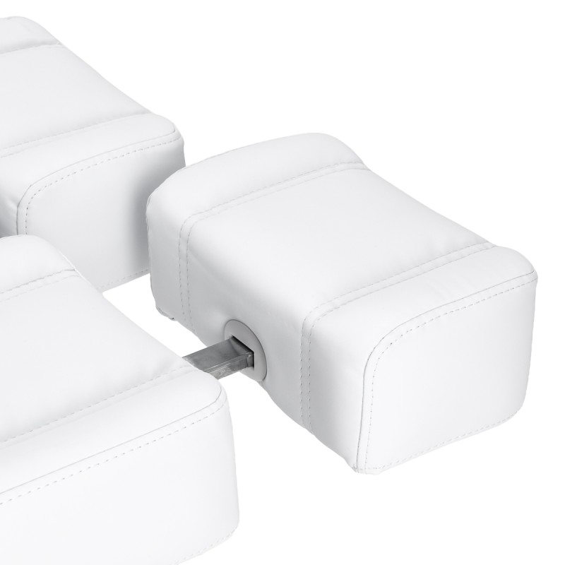 Fotel kosmetyczny do pedicure elektryczny Azzurro 706 1 silnik biały