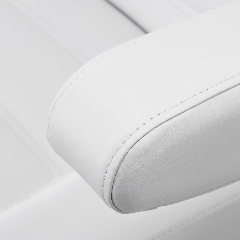 Fotel kosmetyczny do pedicure elektryczny Azzurro 706 1 silnik biały