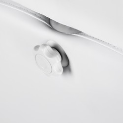 Fotel kosmetyczny do pedicure elektryczny Azzurro 706 1 silnik biały