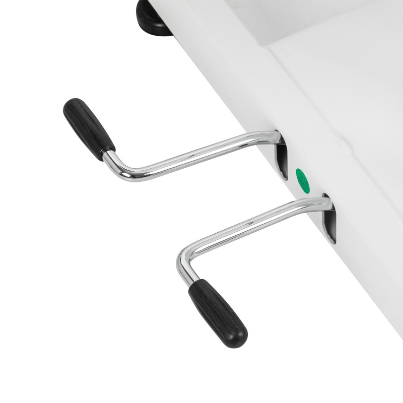 Fotel kosmetyczny do pedicure elektryczny Azzurro 706 1 silnik biały