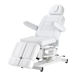 Fotel do pedicure Zaffiro 1412 elektryczny biały -Fotele do podologii- 