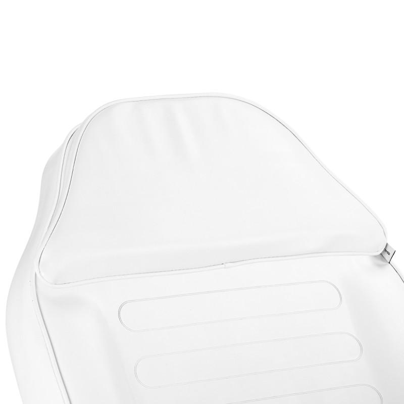 Fotel kosmetyczny hydrauliczny Sillon A 210DH z kołyską biały