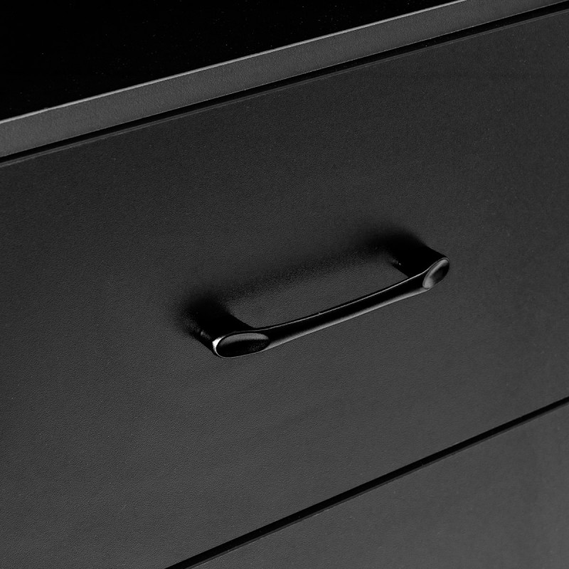 Stacja fryzjerska Labor Gabbiano TOTEM czarna z czarnym okuciem