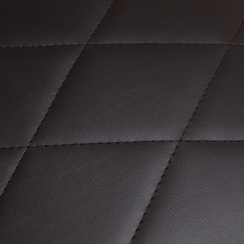 Fotel barberski Hair System BM88066B brązowy na czarnej podstawie