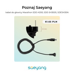 Saeyang kabel do głowicy Marathon SDE-H200, SDE-SH300S, SDESH30N, SDE-M33E, SDE-M40ES, SH37LN, SH37LSP czarny
