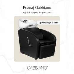 Myjnia fryzjerska Gabbiano Bergen czarna