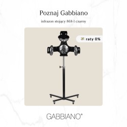 Infrazon fryzjerski stojący Gabbiano 868-1 czarny