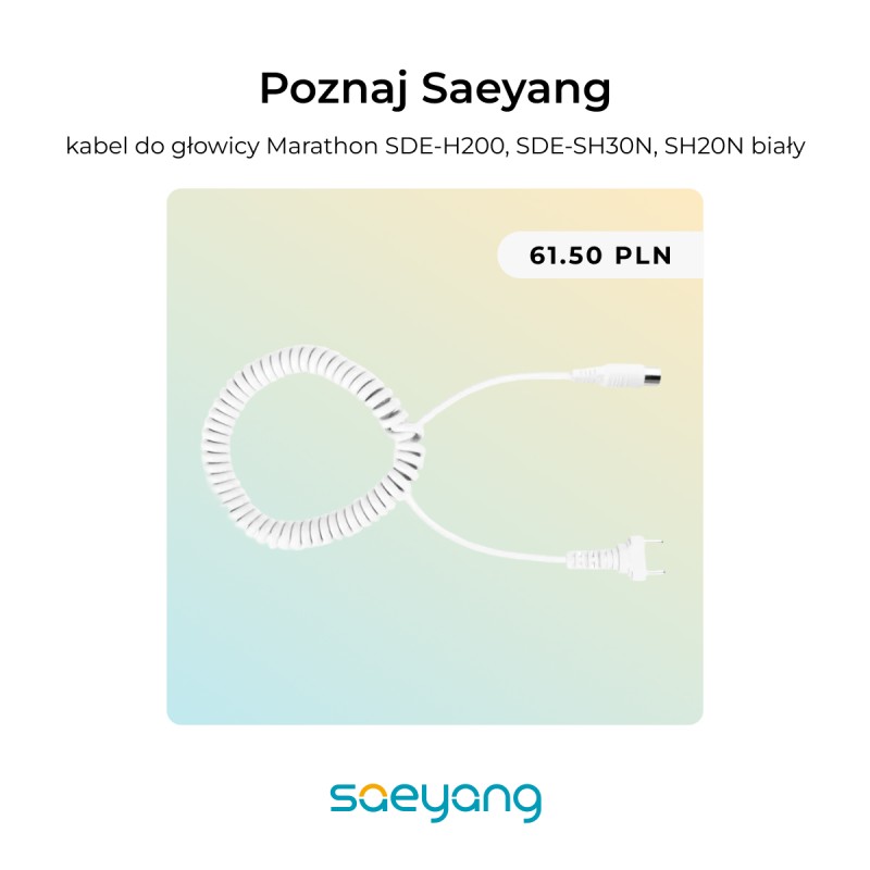 Saeyang kabel do głowicy Marathon SDE-H200, SDE-SH300S, SDE-SH30N, SH20N biały