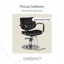Fotel fryzjerski Gabbiano Vigo czarny