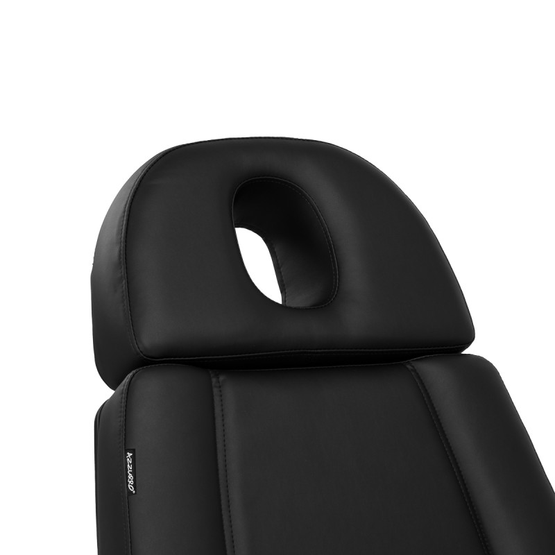 Fotel kosmetyczny Azzurro Lux 3m czarny