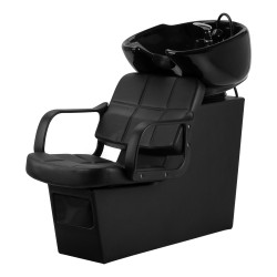 Myjnia fryzjerska Soft Line Kirk czarna -Meble fryzjerskie- 