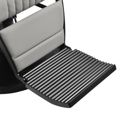 Fotel barberski Gabbiano Levi szary