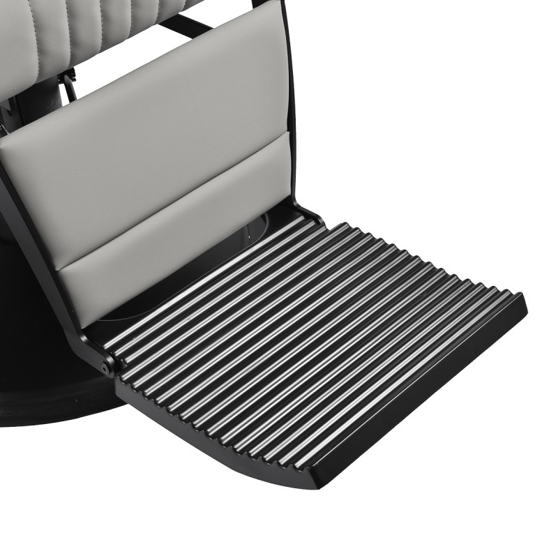 Fotel barberski Gabbiano Levi szary