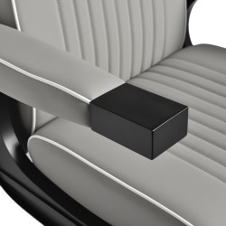 Fotel barberski Gabbiano Levi szary