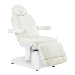 Fotel kosmetyczny elektryczny Azzurro 708A 4 silniki biały