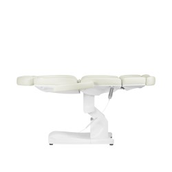 Fotel kosmetyczny elektryczny Azzurro 708A 4 silniki biały