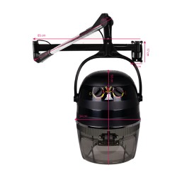 Suszarka fryzjerska wisząca Gabbiano 1600A jednobiegowa czarna