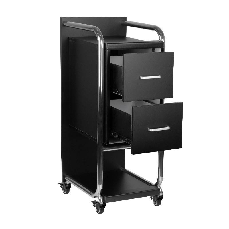 Pomocnik fryzjerski Gabbiano Solo czarno-srebrny