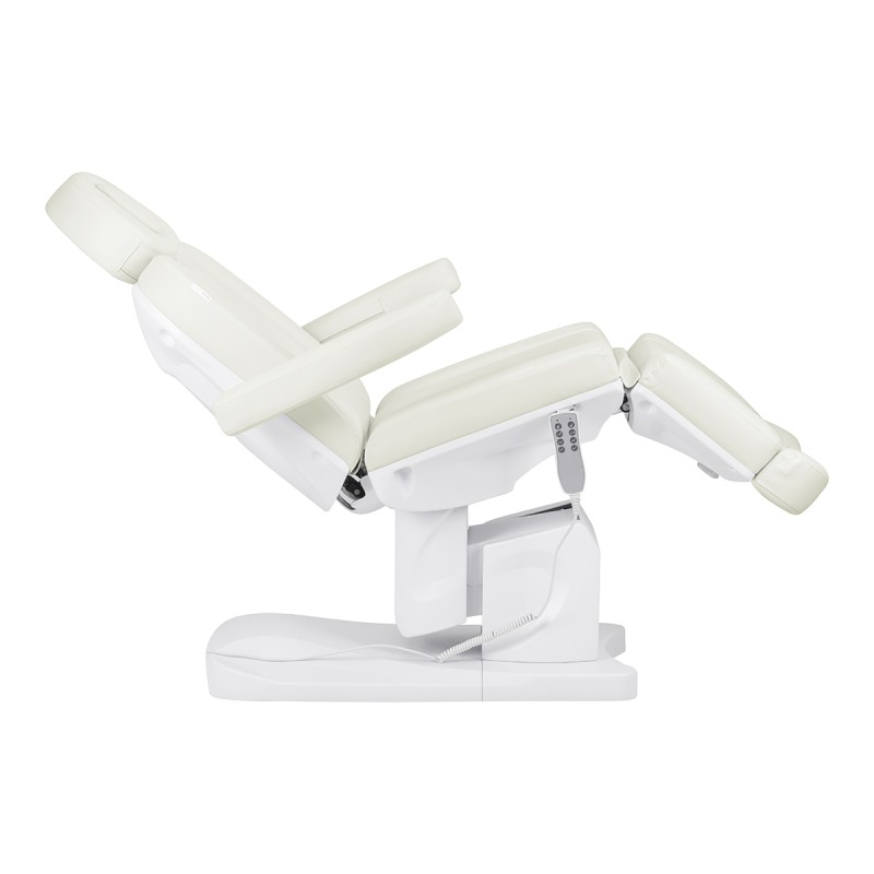 Fotel kosmetyczny elektryczny Azzurro 708A 4 silniki biały