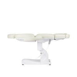 Fotel kosmetyczny elektryczny Azzurro 708A 4 silniki biały