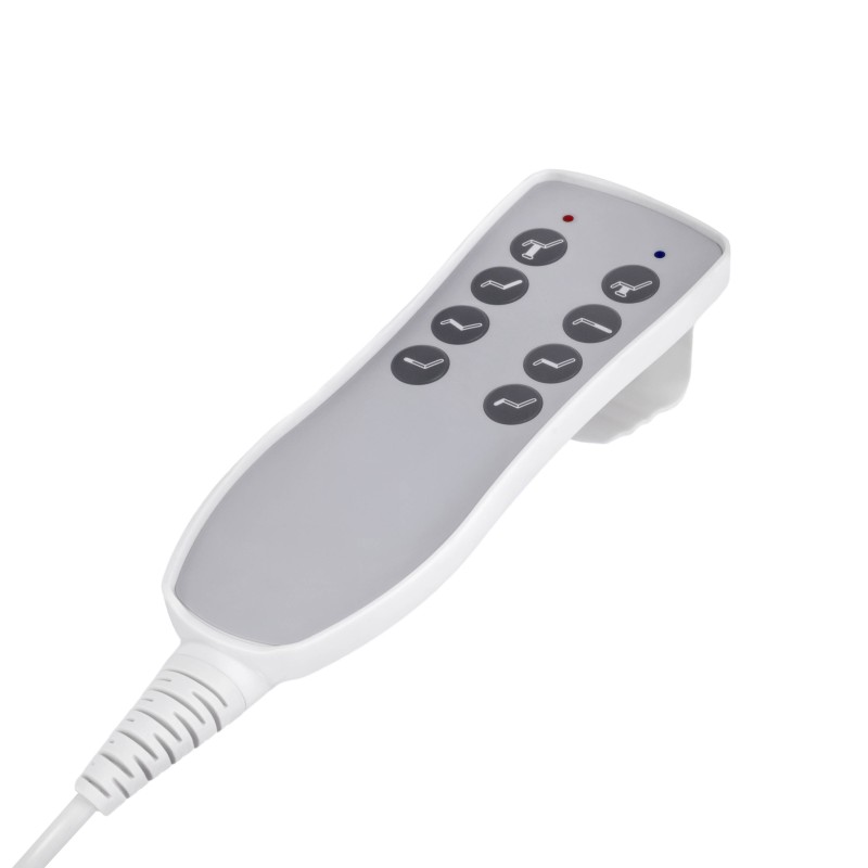 Fotel kosmetyczny elektryczny Azzurro 708A 4 silniki biały