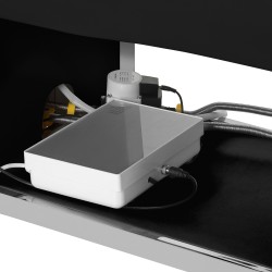 Myjnia fryzjerska z leżanką Head Spa Gabbiano 017B czarna