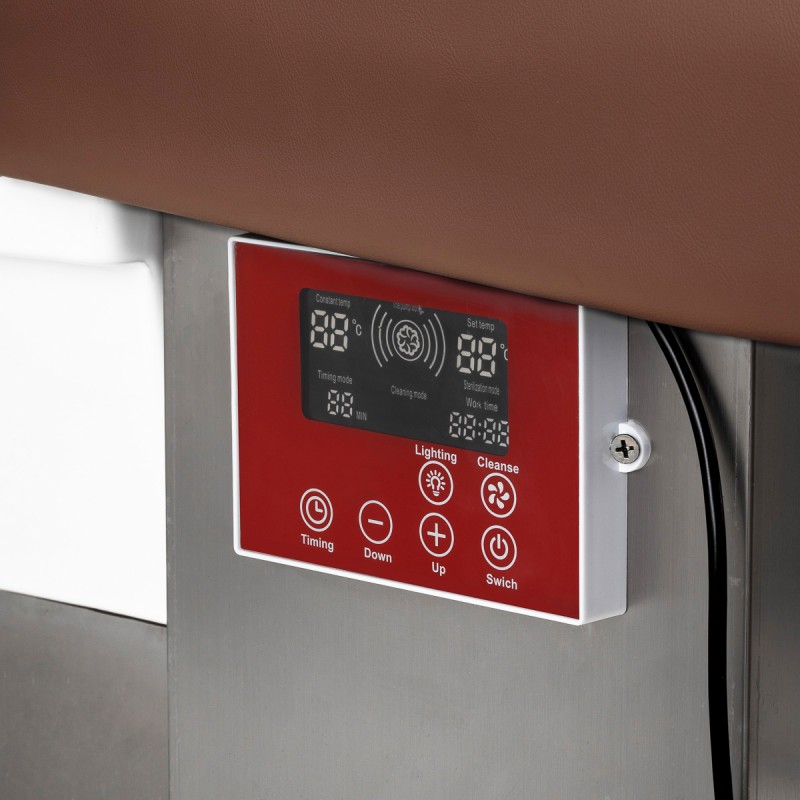 Myjnia fryzjerska z leżanką Head Spa Gabbiano 017 brązowa