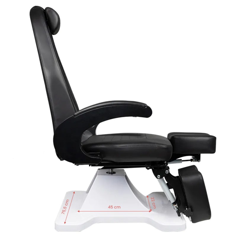 Fotel podologiczny hydrauliczny 112 czarny