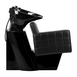 Myjnia fryzjerska Gabbiano Ankara czarna z czarną misą