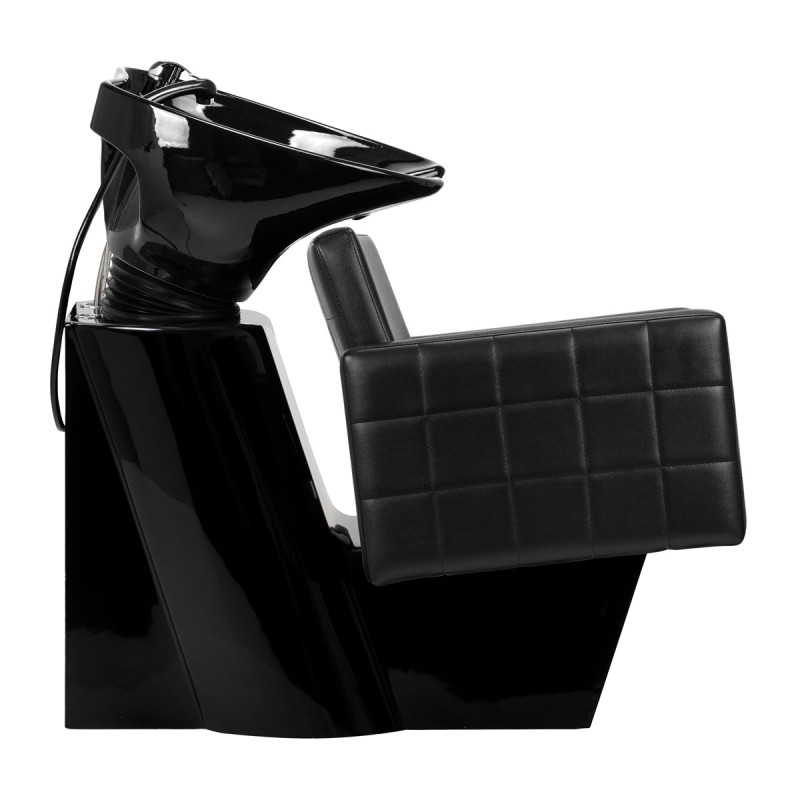 Myjnia fryzjerska Gabbiano Ankara czarna z czarną misą