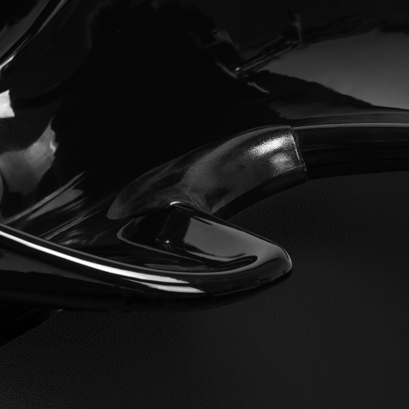 Myjnia fryzjerska Gabbiano Ankara czarna z czarną misą