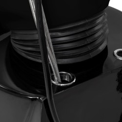 Myjnia fryzjerska Gabbiano Ankara czarna z czarną misą