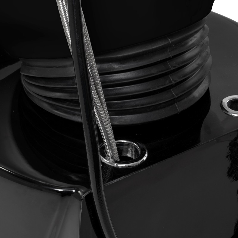 Myjnia fryzjerska Gabbiano Ankara czarna z czarną misą