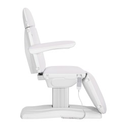 Fotel kosmetyczny elektryczny Sillon Eclipse 3 silniki biały