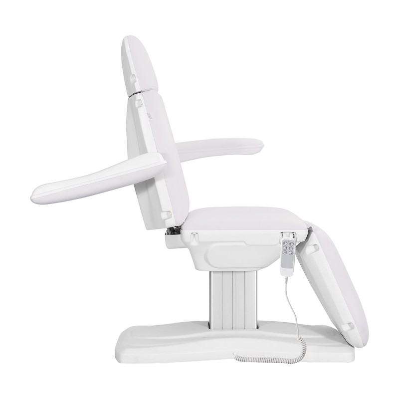 Fotel kosmetyczny elektryczny Sillon Eclipse 3 silniki biały