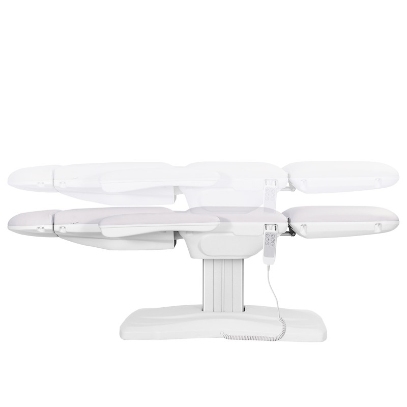 Fotel kosmetyczny elektryczny Sillon Eclipse 3 silniki biały