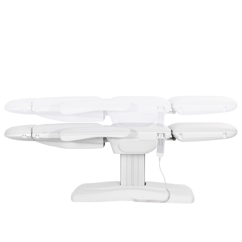 Fotel kosmetyczny elektryczny Sillon Eclipse 3 silniki biały