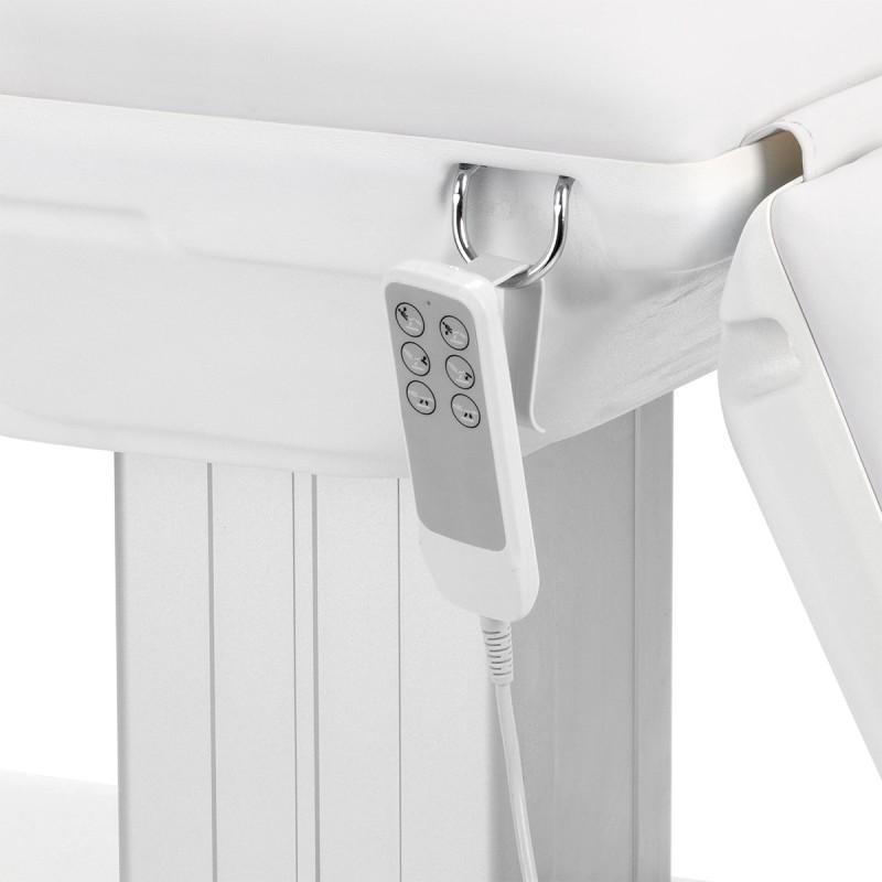 Fotel kosmetyczny elektryczny Sillon Eclipse 3 silniki biały