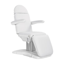 FOTEL KOSMETYCZNY ELEKTR. ECLIPSE 4 SILN. BIAŁY