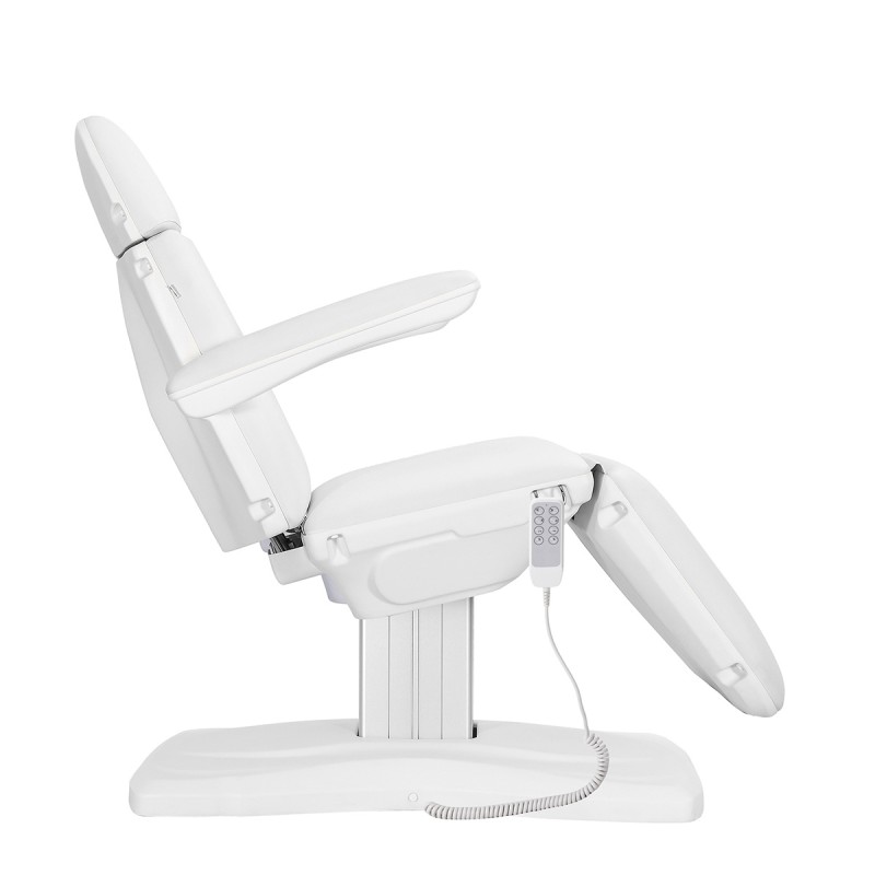 FOTEL KOSMETYCZNY ELEKTR. ECLIPSE 4 SILN. BIAŁY