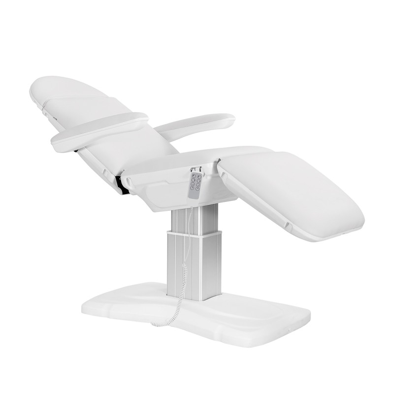 FOTEL KOSMETYCZNY ELEKTR. ECLIPSE 4 SILN. BIAŁY