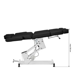 Fotel kosmetyczny do pedicure elektryczny Azzurro 706 1 silnik czarny