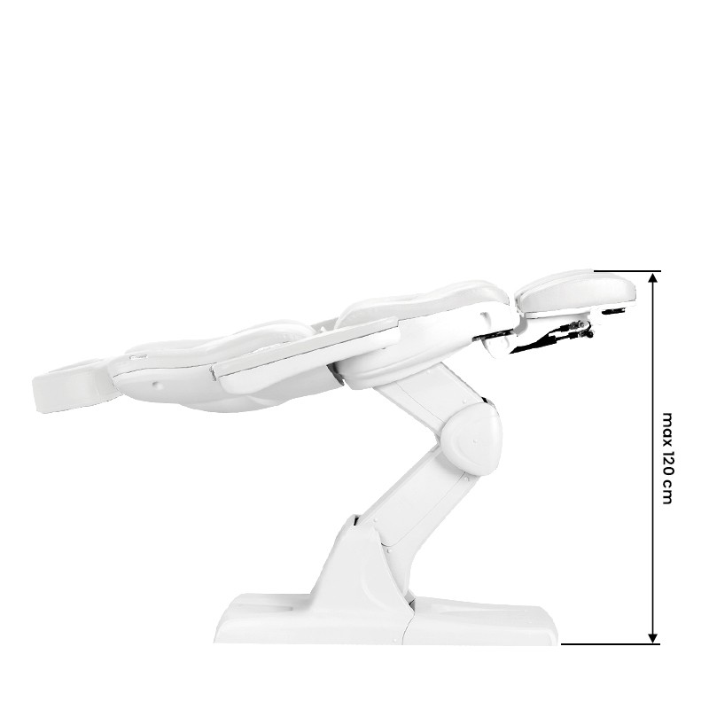 Fotel kosmetyczny do pedicure elektryczny Azzurro 870S 3 silniki biały